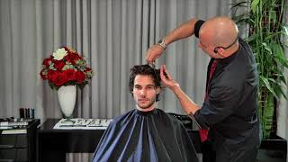 Corte de cabelo masculino ondulado [upl. by Eelegna]