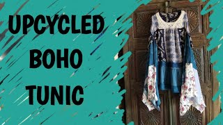 Upcycled Boho Tunic Tutorial [upl. by Syah450]