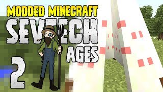 Minecraft SevTech Ages  2  Safety Tent  Modded Minecraft 1122 [upl. by Etheline130]