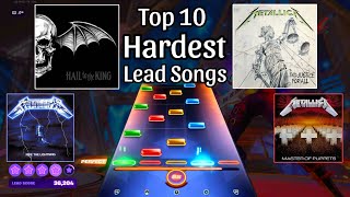 Top 10 Hardest LEAD Songs In Fortnite Festival [upl. by Enawyd624]