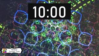 10 Minute Kaleidoscope Timer with Music [upl. by Kenna]