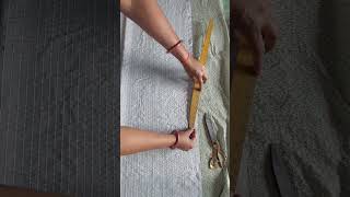 44 inch chest collar kurti cutting  collar kurti cutting for beginners youtubevideo collarcutting [upl. by Ilzel]