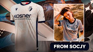 Osasuna Away Jersey 202425 socjy Fan Version Unboxing Review [upl. by Attenoj]