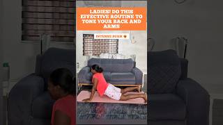 Ladies Get Fit Back amp Arm Toning Exerciseseffective routine for women [upl. by Ahsikyt840]