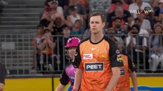 Jason Behrendorff 3 wickets vs Sydney Sixers  39th Match  PRS vs SYS [upl. by Gerti]