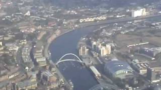 NewcastleuponTyne from the air [upl. by Paulette]