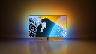 Philips Ambilight TV OLED819 4K Ultra HD OLED TV 2024 [upl. by Aryt212]