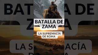 ⚔️ Batalla de Zama Antigua Roma La Supremacía de Roma en el Mediterráneo historia curiosidades [upl. by Antonin933]