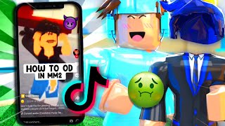 Reacting To CURSED MM2 TikToks [upl. by Gilmer15]