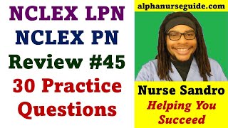 NCLEX PN Questions and Answers 45  NCLEX PN Review Questions  NCLEX LPN  RexPN Exam  NCLEX LVN [upl. by Nahraf]