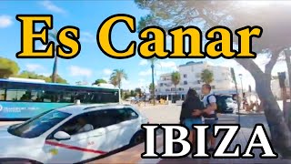 Es Canar walk tour October 2024 update Es Canar Beach IBIZA [upl. by Eddie]