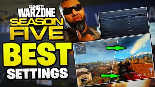 Warzone BEST Settings For FPS And Visibility SEASON 5  Graphics Settings amp Nvidia Filters [upl. by Freeland]