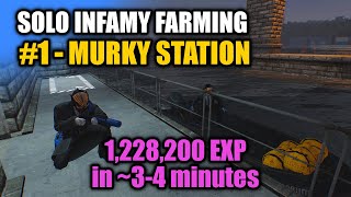 Solo Infamy Farming  Best Heists 1  Murky Station  PAYDAY2 Solo XP Guide [upl. by Declan]