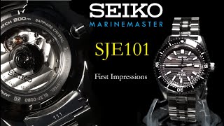 Seiko Marinemaster SJE101  First Look First Impressions [upl. by Puff960]