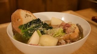 Tuscan Cabbage Soup  Rossellas Cooking with Nonna [upl. by Piper]