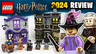 LEGO Harry Potter Diagon Alley Ollivanders amp Madam Malkins Robes 76439  2024 Set Review [upl. by Amerigo]