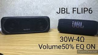 SONY SRSXB30 vs JBL FLIP6 [upl. by Eelloh]