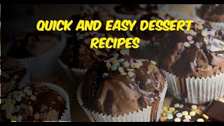 Quick and easy dessert recipes [upl. by Aneelas]