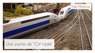 Une partie de TGV Radié  Train Miniature  LocoPassion [upl. by Violante]