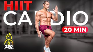 20 Min At Home Cardio HIIT Workout  Full Body No Equipment No Repeat [upl. by Theran]