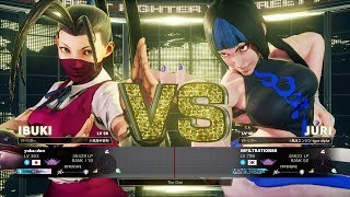 Yukadon Ibuki vs Infiltration Juri：ゆかどん（いぶき）vs インフィル（ジュリ） [upl. by Enattirb]