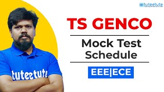 TS GENCO  Mock Tests Schedule  ECE EEE  genco tsgenco transco [upl. by Annid]