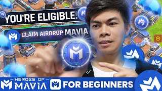 Kumita ng ₱800 to ₱2000 A Day  Mavia Play To Earn Airdrop for Beginners [upl. by Orabel]