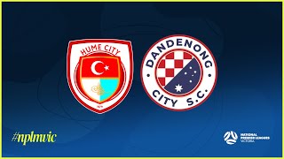 2024 NPLMVIC Hume City FC v Dandenong City SC [upl. by Abdu21]