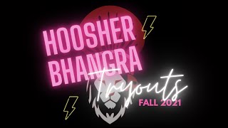 HooSher Bhangra Fall 2021 Tryout Video [upl. by Niamert]