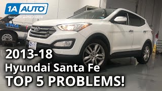 Top 5 Problems Hyundai Santa Fe SUV 3rd Generation 201318 [upl. by Suoivatnod493]