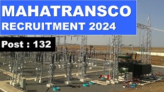 Mahatransco recruitment 2024  MAHARASHTRA [upl. by Ahsillek768]