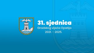 31 sjednica Gradskog vijeća Opatija 2021  2025 [upl. by Eelyrag182]