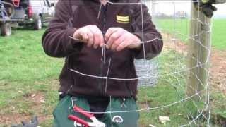 How to strip out and tie off netting FV [upl. by Encrata]