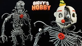 How to make ENNARD ➤ FNAF SISTER LOCATION ★ Polymer clay Tutorial ✔ Giovy Hobby [upl. by Medina]