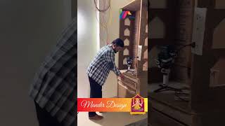 Mandir interior design in the making Mr Raj Shrivastava sir [upl. by Alejo]