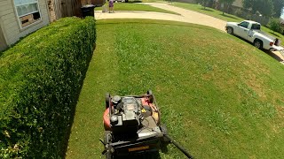 Lawn Mowing with Commercial Mower  Toro 30 in TurfMaster® HDX [upl. by Amorette163]