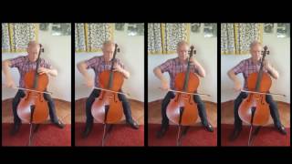 Stars and Stripes for 4 cellos by Paul Friedhoff [upl. by Melleta]