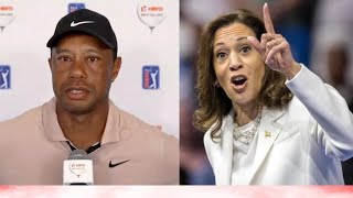 Tiger Woods SLAMS Kamala Harris for Fake Accent 😲  shorts [upl. by Essej]