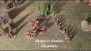 MESBG battle report Rangers of Ithilien vs Khand 200 points [upl. by Hicks30]