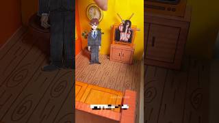 A Story Of Sad Ghost 👹  mini wood toywoodworking art skillwood hand crafts shorts [upl. by Ybbob665]