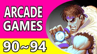 【1990  1994】 Top 100 90s Arcade Games  Alphabetical Order [upl. by Wadlinger887]