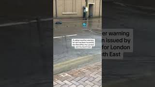 Hastings town centre has been hit by flash flooding after heavy rain [upl. by Oiuqise]