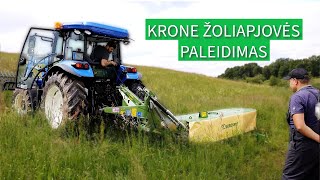 Krone žoliapjovės paleidimas I Čepūkis [upl. by Tarton]