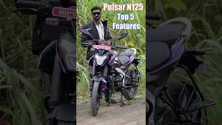 Top 5 Features in pulsar N125  TechTravelTelugu [upl. by Attenal]