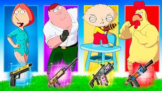 The RANDOM FAMILY GUY BOSS Challenge in Fortnite [upl. by Cinom]