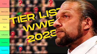 TIER LIST WWE ROSTER 2023 [upl. by Healion]