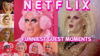 Trixie amp Katya on Netflix Funniest Parts From Each Guest Episode [upl. by Fronia]