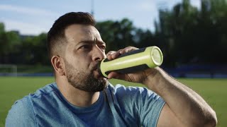 Drinking Water After Workout Stock Video [upl. by Willett]