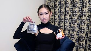 MY MINI HANDBAG COLLECTION UPDATED HERMES CHANEL LOUIS VUITTON BALENCIAGA PRADA  JAIME XIE [upl. by Eihs982]