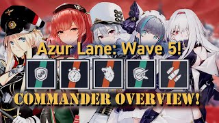 Azure Lane Wave 5 Commander Overview  World of Warships Legends [upl. by Penthea]